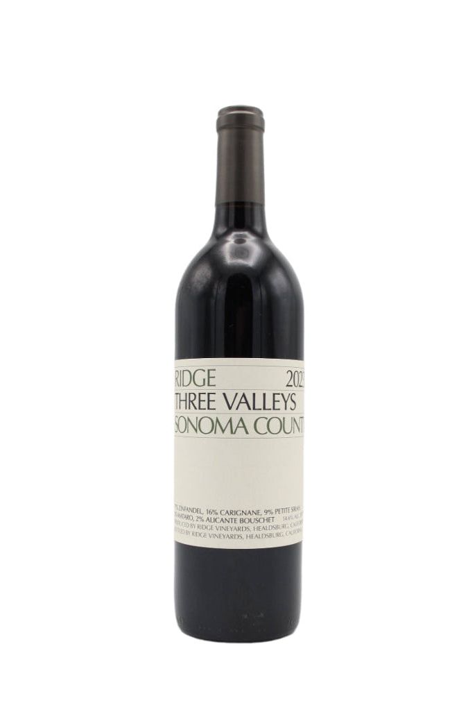 Ridge Vineyards 'Three Valleys' Sonoma County Red 2023