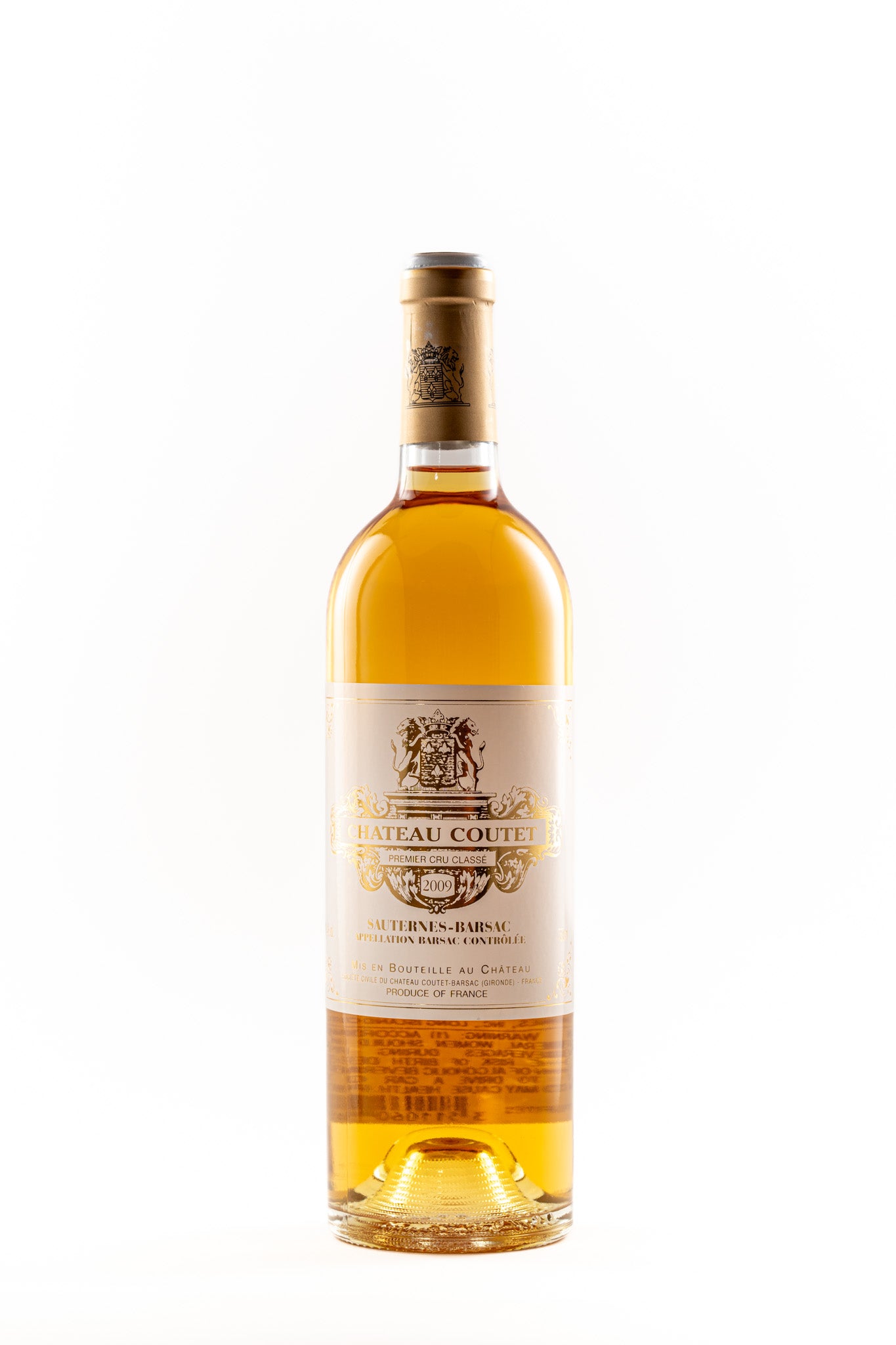 Chateau Coutet Sauternes de Barsac 2009