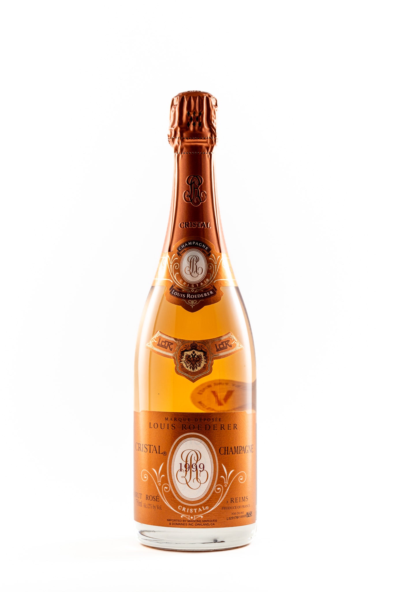 Louis Roederer 'Cristal' Brut Rose Champagne 1999