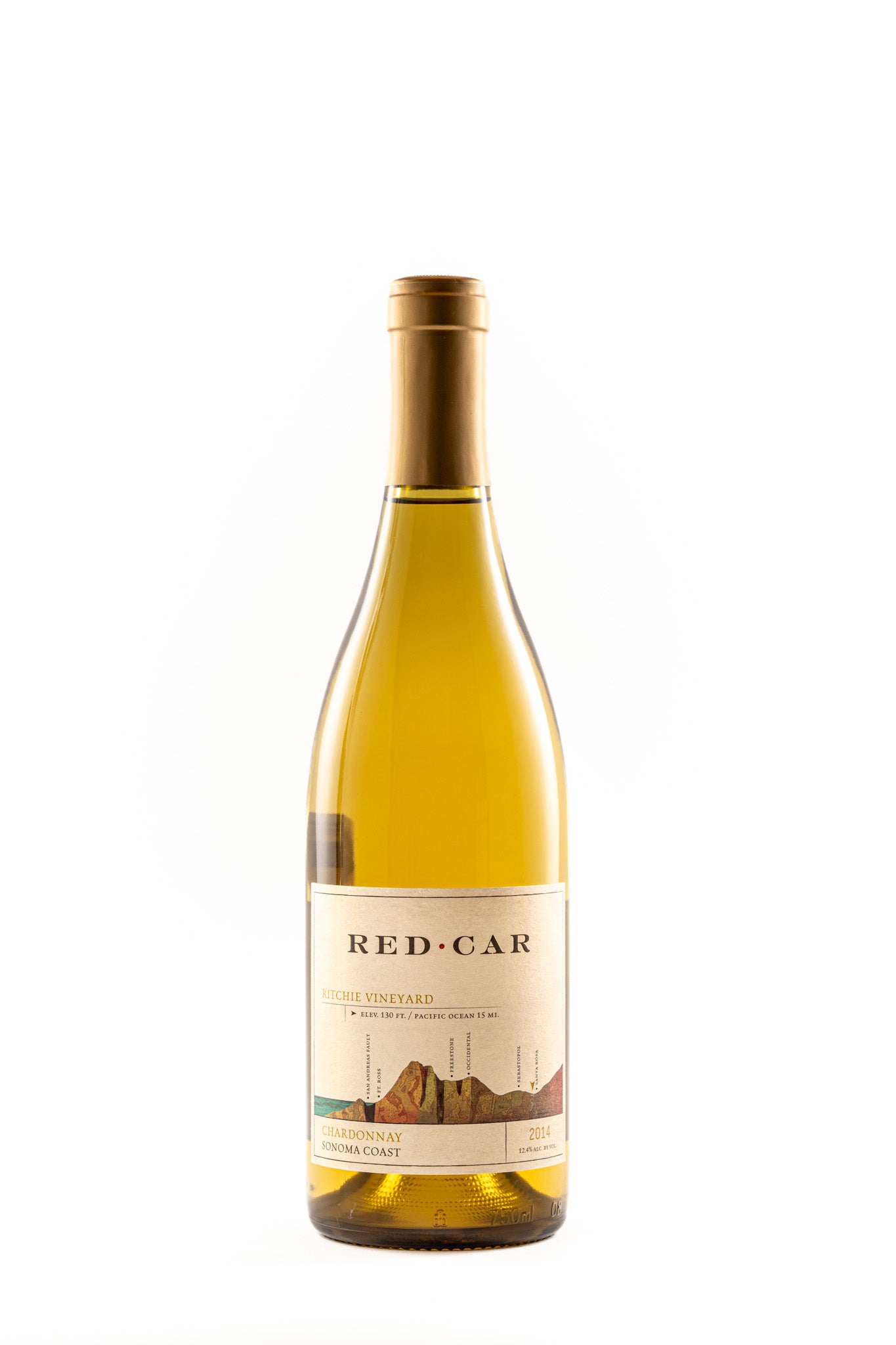 Red Car 'Ritchie Vineyard' Chardonnay Sonoma Coast 2014