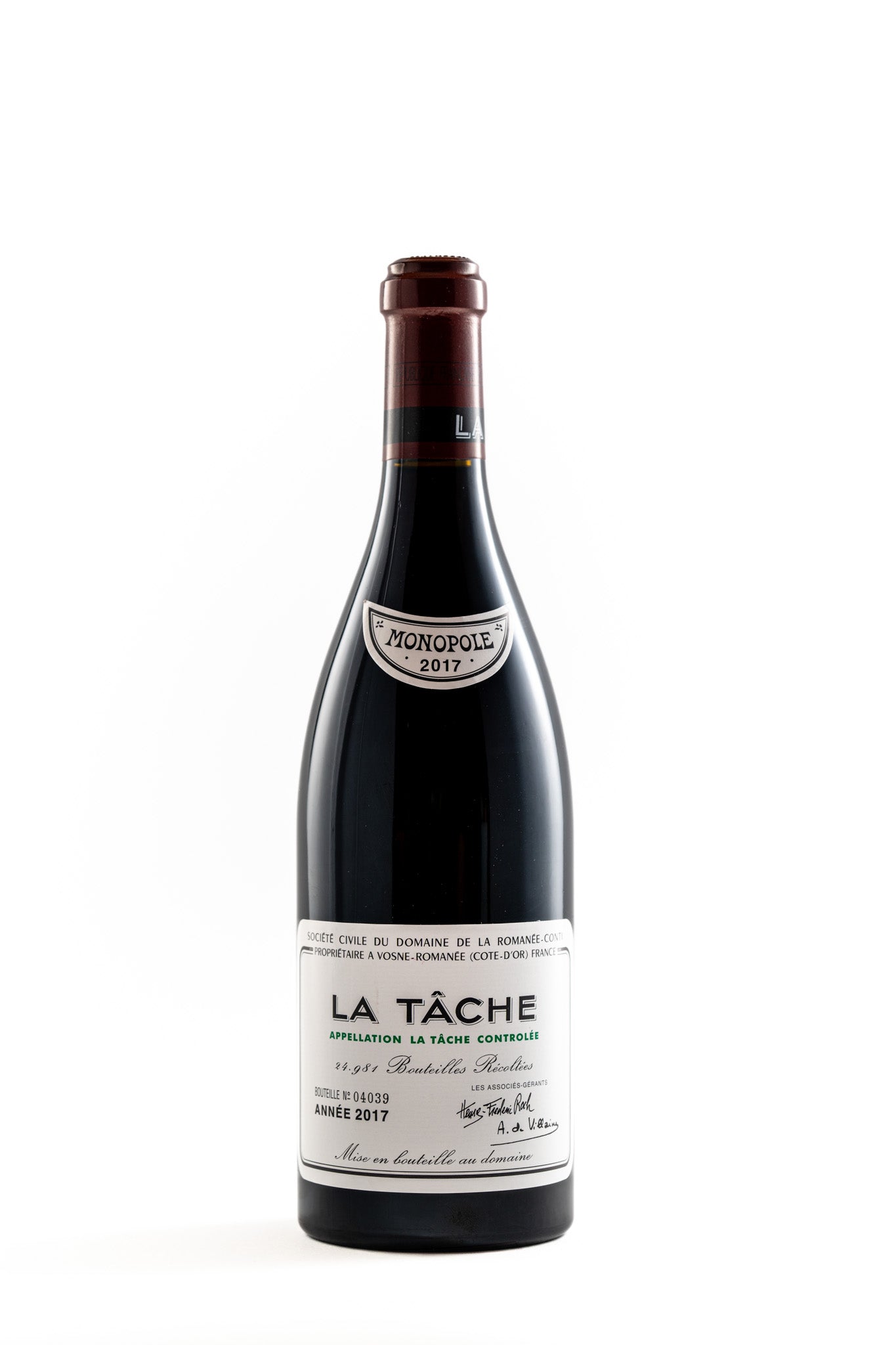 Domaine de la Romanee-Conti La Tache Grand Cru 2017