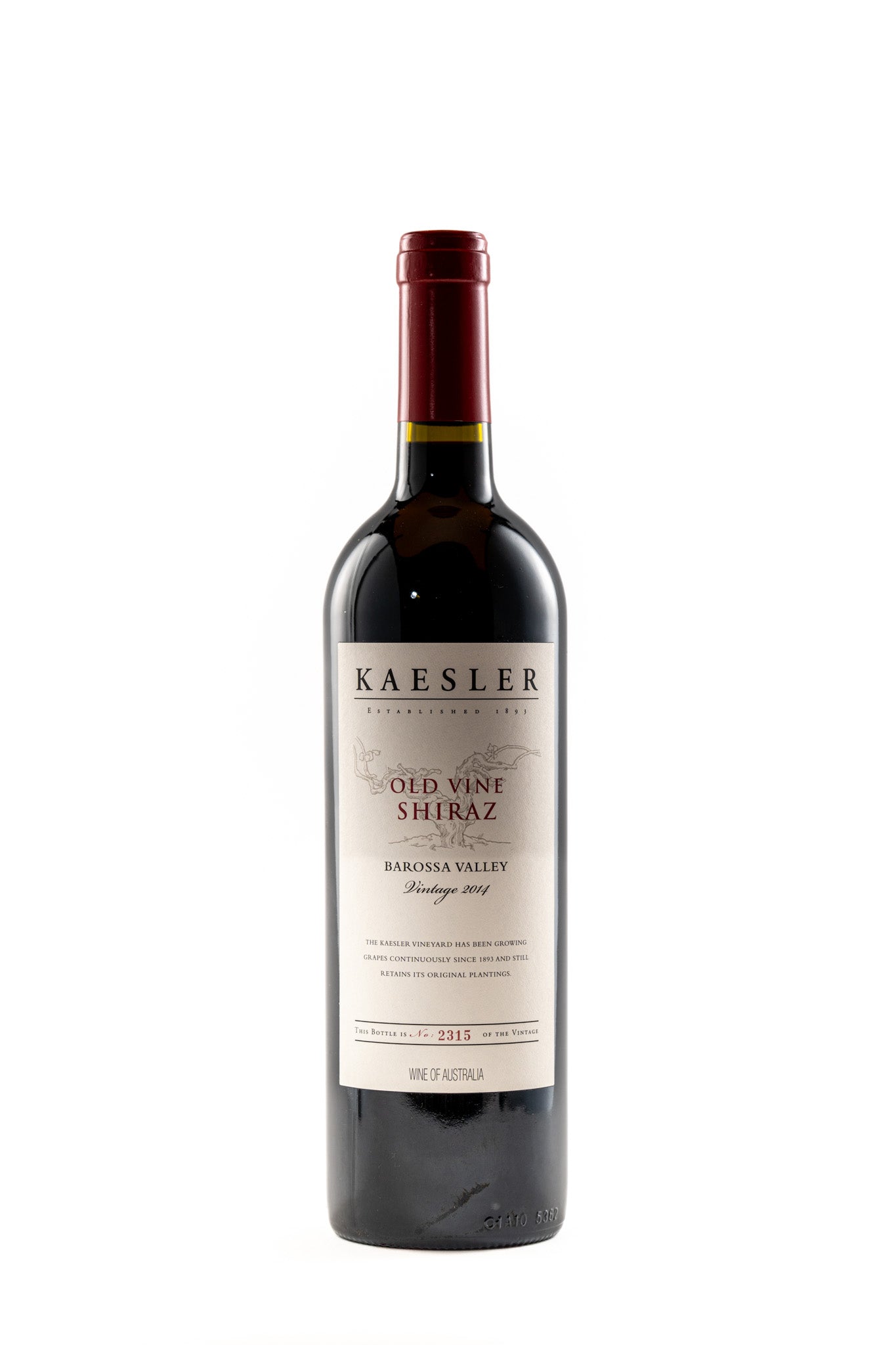 Kaesler 'Old Vine' Barossa Valley Shiraz 2014