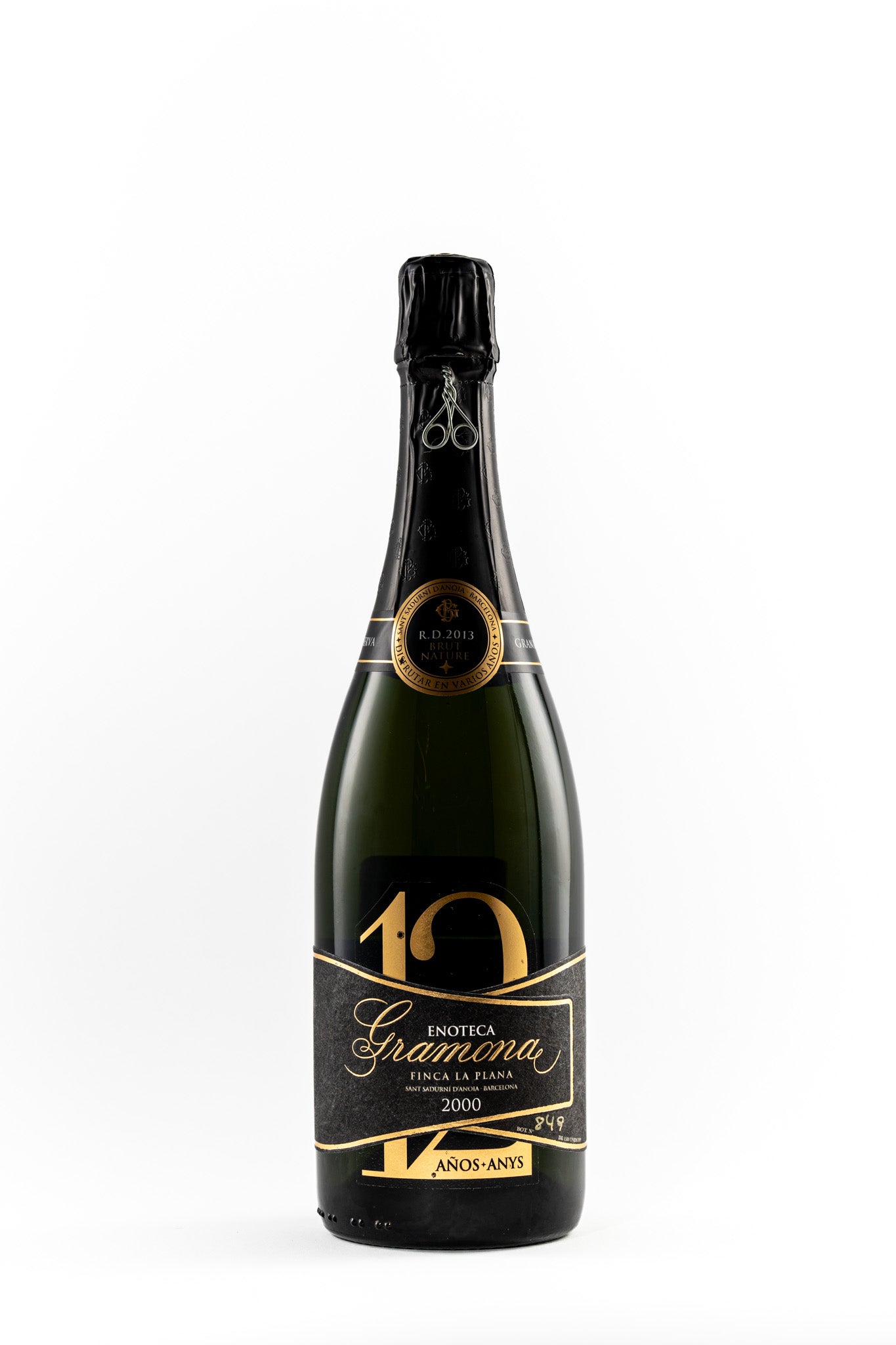 Gramona Brut Nature Finca La Plana Enoteca Cava 2000